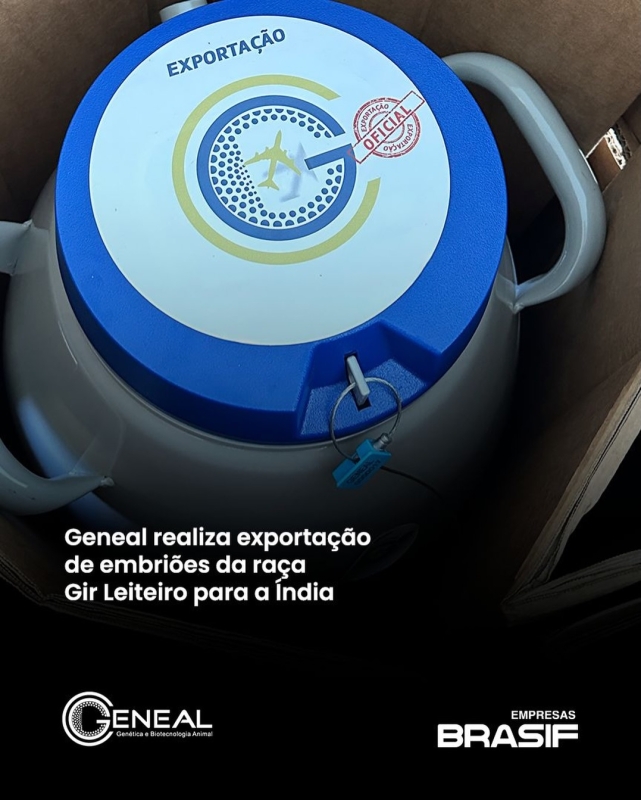 Noticia geneal-realiza-exportacao-historica-de-embrioes-gir-leiteiro-para-a-india